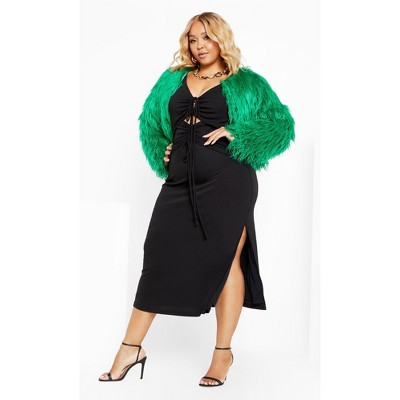 Women's Plus Size Blakely Maxi Dress - black | CITY CHIC