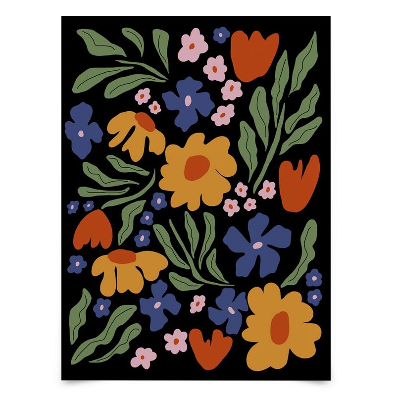 Americanflat - Abstract Wall Art Set - Retro Blooming, Bold by Miho Art Studio, 4 of 6