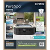 Intex 6-Person PureSpa Greystone Deluxe Square Bubble Spa Seat 77" X 77" X 28" - 4 of 4
