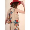 Women's Floral Pocket Romper - umgee M - 4 of 4