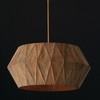 Capital Lighting Nadeau 4 - Light Pendant in  Light Wood/Patinaed Brass - 3 of 4