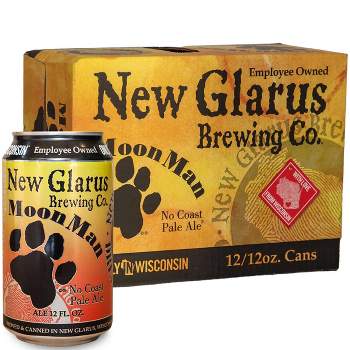 New Glarus Moon Man Pale Ale Beer - 12pk/12 fl oz Cans