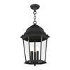 Livex Lighting Hamilton 3 - Light Pendant in  Textured Black - 4 of 4