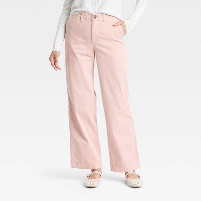Women's Mid-Rise Straight Leg Relaxed Chino Pants - Universal Thread™