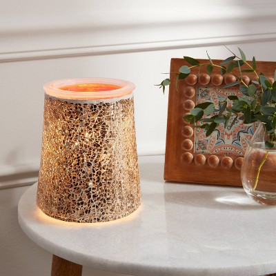 Condition photo showing New/Like New for mosaic tile metallic gold wax warmer - threshold™