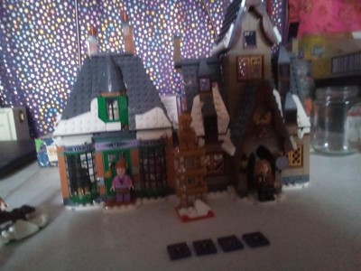 LEGO Harry Potter Hogsmeade Village Visit 76388 Building Toy, 20th  Anniversary Set with Collectible Golden Ron Weasley Minifigure, Birthday  Gift for