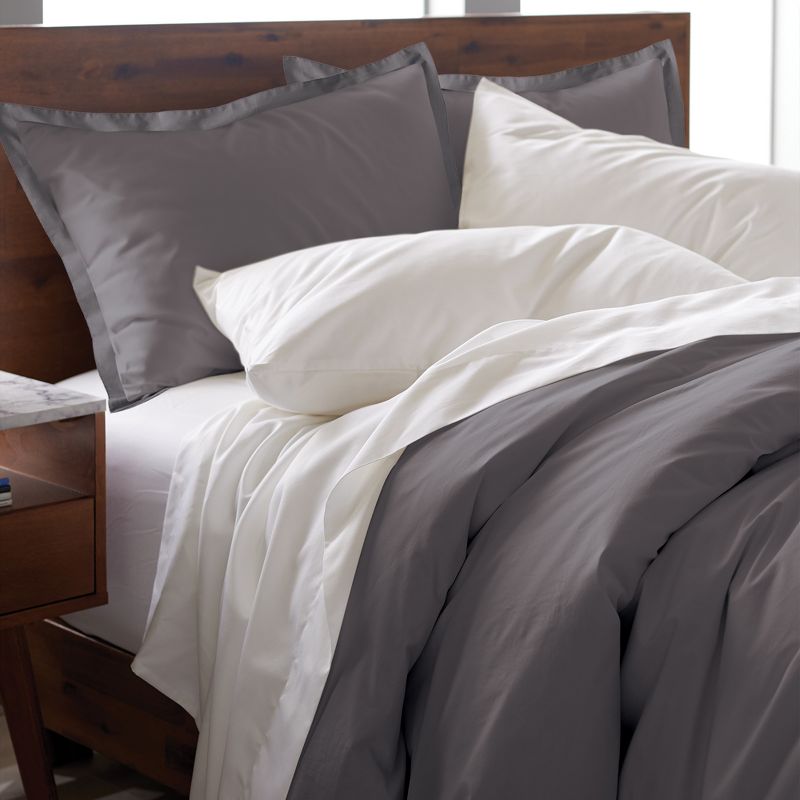 Ella Jayne 100% Luxe Cotton Sateen Duvet Cover Set, 3pc - Smooth, Breathable, Comfort, 4 of 6