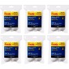 Genuine Purdy 6 Sets of White Dove Jumbo Mini 4-1/2" x 1/2" Nap 2 Pack Roller Covers 140624013-6PK - 3 of 3