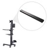 Yescom Extension Pole Support Pole for PC Mobile Cart Medical Trolley Cart Hospital Black - 2 of 4