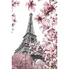 Trends International Reinders: Paris - Pink Eiffel Tower Unframed Wall Poster Print Clear Push Pins Bundle 22.375" x 34" - 4 of 4