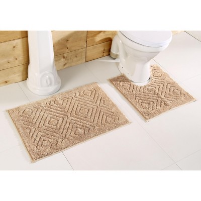 Trier Collection Ultra Soft Cotton & Polyester Bath Rug - Better Trends