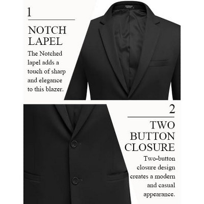 COOFANDY Men's Casual Blazer Slim Fit Suit Jackets Two Button Lightweight Knit Sport Coat White M — фото 6
