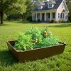 HomeRoots 44" X 22" Tan Heavy Duty Plastic Rectangular Raised Garden Bed - 2 of 4
