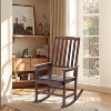 Outdoor Rocking Chair, Acacia Wood  Patio Porch Rocker for Garden, Deck or Yard - 2 of 4