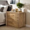 Hommoo 3-Drawer 31.5" Wide Nightstand - 3 of 4