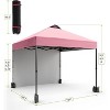 Jojoka 10'x10' Outdoor Canopy Tent with Sidewall,Easy Pop Up with Vented Roof,Portable Instant Camping Beach Tents - 2 of 4