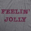 Mens Feelin Jolly T Shirt Funny Christmas Spirit Tee - Crazy Dog Men's T Shirt - 2 of 4