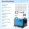 Costway 124/155/192 Pint Crawl Space Dehumidifier Commercial Dehumidifier with 3 Modes & 24H Timer 1300/1,900/2600 Sq. ft Coverage Area Blue/White - 3 of 4