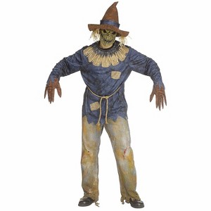 Fun World Men's Scare Creep Scarecrow Halloween Costume Apparel Sets - Brown One Size - 1 of 1