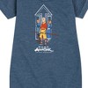 - Avatar: The Last Airbender - Trio Graphic Short Sleeve Fleece Dress - 2 of 4