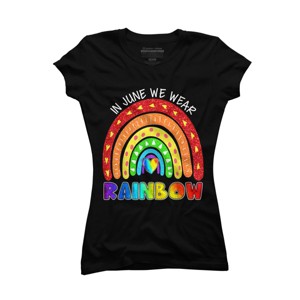 Adult Design By Humans In June We Wear Rainbow Pride By Belugastore T-Shirt - 1 of 2
