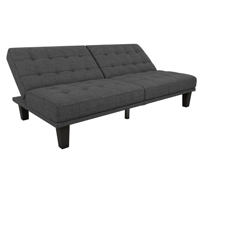 Dexter Futon Lounger Gray - Dorel Home Products, 4 of 17