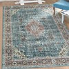 Area Rug Vintage Floral Rug for Living Room Soft Stain Resistant Rug Indoor Boho Carpet for Bedroom Dining Nursery Room - 3 of 4