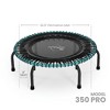 JumpSport 350 PRO Indoor Heavy Duty Lightweight Round Fitness Trampoline with Videos, Secure Arched Legs, and Quiet, Safe Bounce - 3 of 4