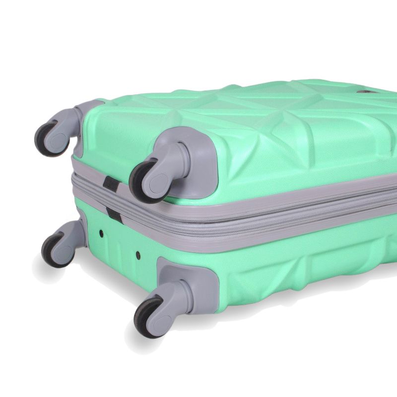 AMKA Gem 2-Piece Carry-On Spinner Weekender Bag Luggage Sets, 4 of 9