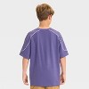 Boys' Short Sleeve Contrast Piping Oversized T-Shirt - art class™ - 2 of 3