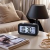 REGALWOVEN Digital Battery Powered Plastic Auto-Sensor Night Light Alarm Clock 5.3"L x 1.8"W x 3.0"H 1 Pc - 2 of 4