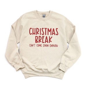 Simply Sage Market Women's Graphic Sweatshirt  Christmas Break Can't Come Soon Enough - 1 of 4