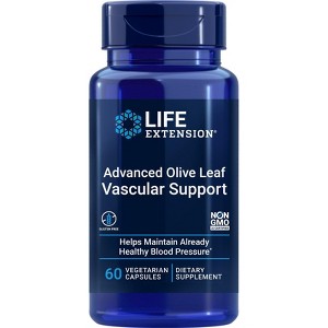 Advanced Olive Leaf Vascular Support by Life Extension  -  60 VegCap - 1 of 2