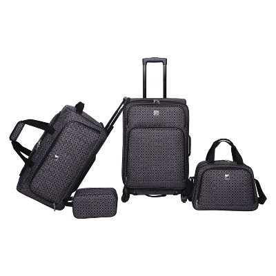 American Flyer Signature 4pc Softside Luggage Set - Brown : Target