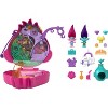 Polly Pocket & DreamWorks Trolls Compact Playset with Poppy & Branch Dolls & 13 Accessories - image 2 of 4