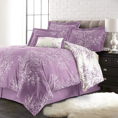 BrylaneHome Reversible Foliage Comforter Set