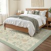 Abynow Vintage Floral Farmhouse Indoor Washable Area Rug - 3 of 4