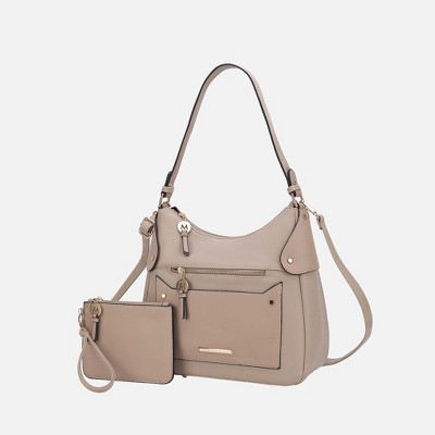 MKF Collection Maeve Women’s Shoulder Bag with Wristlet Pouch by Mia K