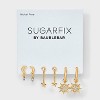 SUGARFIX by BaubleBar Starry Eyed Stud Earring Set 3pc - Gold - 2 of 3