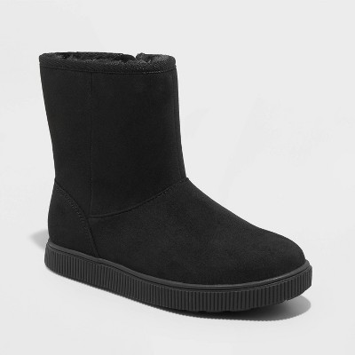 Girls' Holland Zipper Shearling Style Boots - Cat & Jack™ : Target