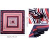 Elerevyo Women's Satin Square Neck Scarves Head Neckerchief Hair Wrap 2Pcs 19.6"x19.6" - 2 of 4
