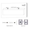ChicFurnit Wall Shelf Set Floating Wood Shelves Invisible Brackets Hanging Shelf for Books Storage for Indoor Living Room, Black, 18.11"*4.02"*1.18" - 3 of 4