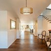 4-Light Ceiling Light,Hand Woven Rattan Shade Pendant Light,Boho Chandelier,Ceiling Light Fixture -The Pop Home - 2 of 4