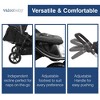 Duo X Double Stroller, All-Terrain Tires and Extra-Smooth Ride, Features an Extended Canopy and Adjustable Footrests - Black - 2 of 4