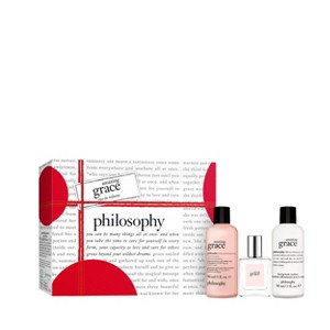 philosophy Amazing Grace Eau de Toilette Mini Gift Set - 0.5 fl oz + 3 fl oz + 3 fl oz/3pc -Ulta Beauty - 1 of 4