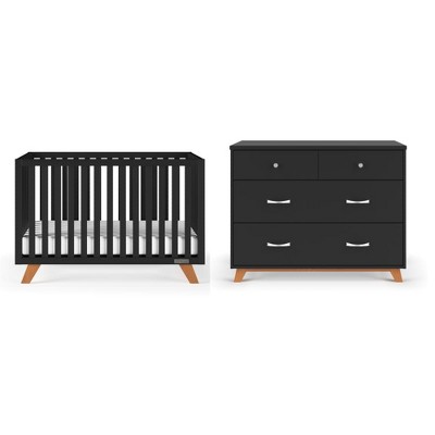 Child Craft SOHO 2-Piece Nursery Set, Includes 4-in-1 Convertible Crib and 3-Drawer Dresser