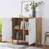 KTMBDW 37.5" Sideboard Cabinet with 2 Doors, Sideboard Buffet Cabinet with Storage, Coffee Bar with Shelves for Kitchen Storage - 4 of 4