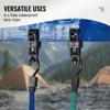 VEVOR 32 Piece Flat Bungee Cord Set, 17 mm Heavy Duty Bungee Straps with A3 Steel J-Hooks, Includes 10", 18", 24", 32", 40", Bungee Rope, Multicolored - 4 of 4