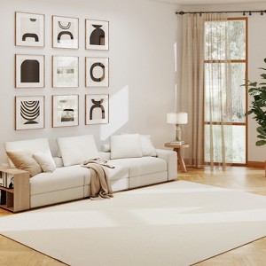 LOVEVOOK Washable Area Rug 5x7 Feet, Braided Rugs for Living Room Bedroom, Non-Slip Indoor Outdoor Carpets for Patio Kitchen Dining Room Entryway - 1 of 4