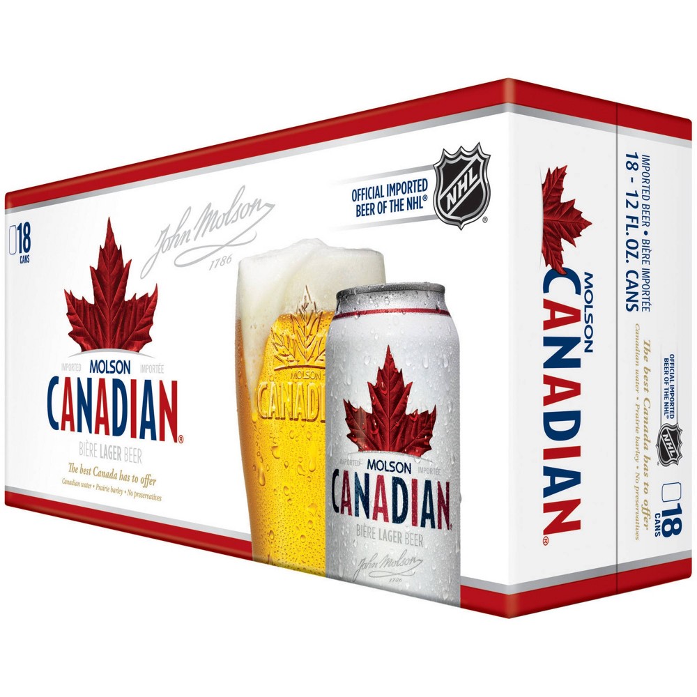 UPC 068213034106 - Molson Canadian Beer - 18pk/12 fl oz Cans ...